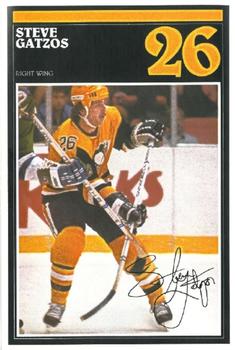 1983-84 Heinz Pittsburgh Penguins Photo-Pak Night SGA #NNO Bob Errey / Steve Gatzos Back