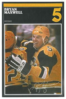 1983-84 Heinz Pittsburgh Penguins Photo-Pak Night SGA 6x9 #NNO Bryan Maxwell / Tom Roulston Front
