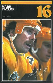 1983-84 Heinz Pittsburgh Penguins Photo-Pak Night SGA 6x9 #NNO Greg Fox / Mark Taylor Back