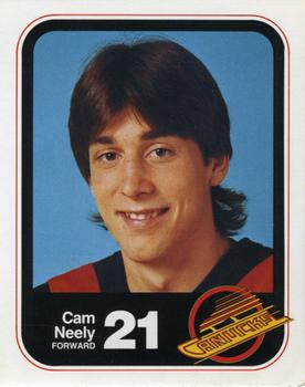 1984-85 Vancouver Canucks #18 Cam Neely Front