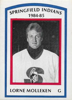 1984-85 Springfield Indians (AHL) #2 Lorne Molleken Front