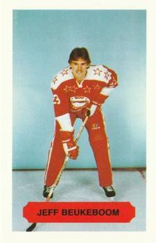 1984-85 Sault Ste. Marie Greyhounds (OHL) #NNO Jeff Beukeboom Front