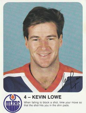 1985-86 Red Rooster Edmonton Oilers #NNO Kevin Lowe Front