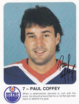 1985-86 Red Rooster Edmonton Oilers #NNO Paul Coffey Front