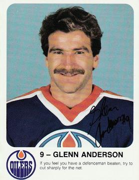 1985-86 Red Rooster Edmonton Oilers #NNO Glenn Anderson Front