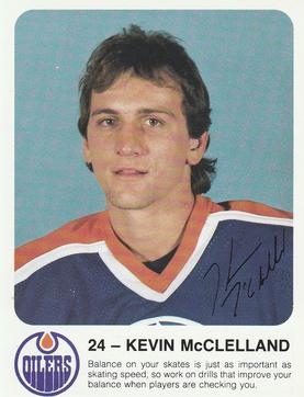 1985-86 Red Rooster Edmonton Oilers #NNO Kevin McClelland Front