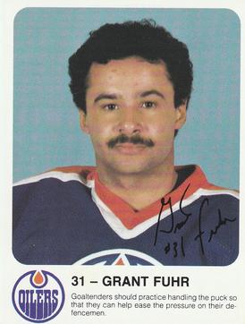 1985-86 Red Rooster Edmonton Oilers #NNO Grant Fuhr Front