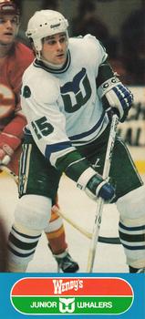 1985-86 Junior Whalers/Wendy's Hartford Whalers #NNO Bob Crawford Front