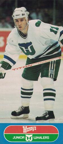 1985-86 Junior Whalers/Wendy's Hartford Whalers #NNO Kevin Dineen Front