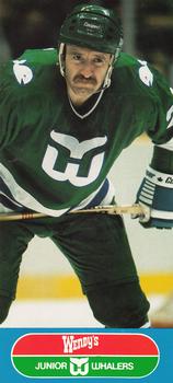 1985-86 Junior Whalers/Wendy's Hartford Whalers #NNO Mike Zuke Front