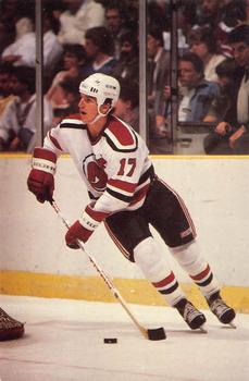 1985-86 New Jersey Devils Postcards #5 Paul Gagne Front