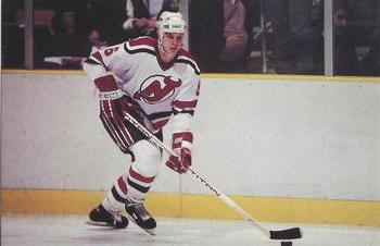 1985-86 New Jersey Devils Postcards #10 Craig Wolanin Front