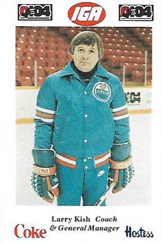1985-86 Nova Scotia Oilers (AHL) Police #21 Larry Kish Front