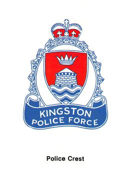 1985-86 Kingston Canadians (OHL) Police #1 Police Crest Front