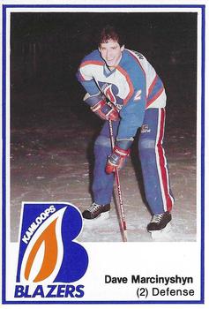 1985-86 Kamloops Blazers (WHL) Police #NNO Dave Marcinyshyn Front