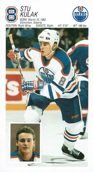 1986-87 Edmonton Oilers #NNO Stu Kulak Front