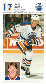 1986-87 Edmonton Oilers #NNO Jari Kurri Front