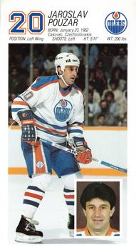 1986-87 Edmonton Oilers #NNO Jaroslav Pouzar Front