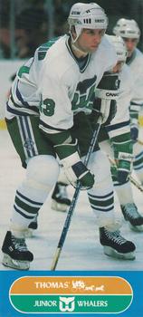 1986-87 Thomas' Junior Whalers Hartford Whalers #NNO Paul MacDermid Front