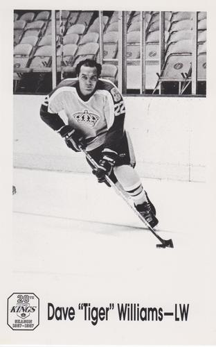 1986-87 Los Angeles Kings 20th Anniversary #23 Dave 