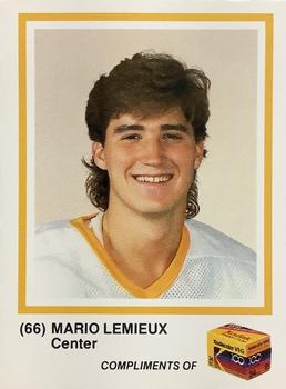 1986-87 Kodak Pittsburgh Penguins #NNO Mario Lemieux Front
