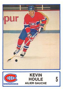 1986-87 Sherbrooke Canadiens (AHL) #NNO Kevin Houle Front
