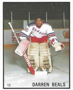 1986-87 Kitchener Rangers (OHL) Police #10 Darren Beals Front