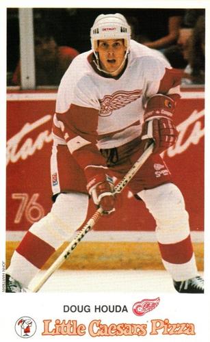 1987-88 Little Caesars Detroit Red Wings #NNO Doug Houda Front