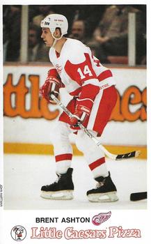 1987-88 Little Caesars Detroit Red Wings #NNO Brent Ashton Front