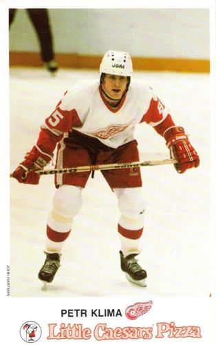 1987-88 Little Caesars Detroit Red Wings #NNO Petr Klima Front