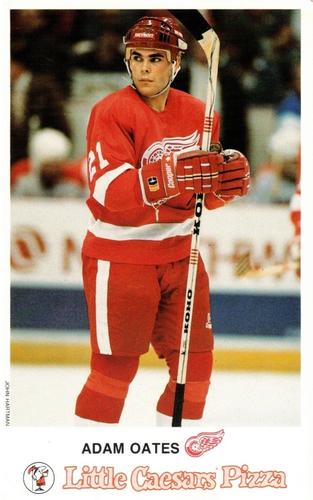 1987-88 Little Caesars Detroit Red Wings #NNO Adam Oates Front