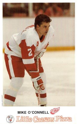 1987-88 Little Caesars Detroit Red Wings #NNO Mike O'Connell Front