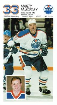 1987-88 Edmonton Oilers #NNO Marty McSorley Front