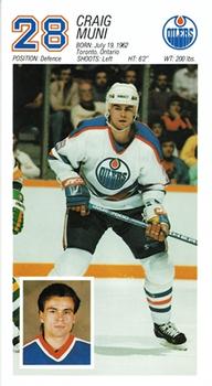 1987-88 Edmonton Oilers #NNO Craig Muni Front