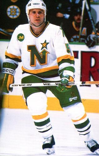 1987-88 Minnesota North Stars Postcards #NNO Curt Giles Front