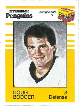 1987-88 Kodak Pittsburgh Penguins #NNO Doug Bodger Front