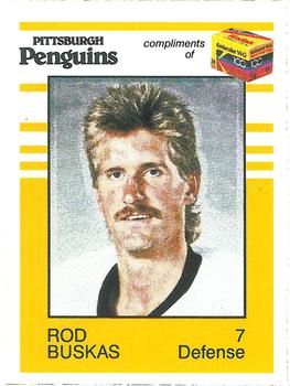 1987-88 Kodak Pittsburgh Penguins #NNO Rod Buskas Front