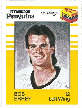 1987-88 Kodak Pittsburgh Penguins #NNO Bob Errey Front