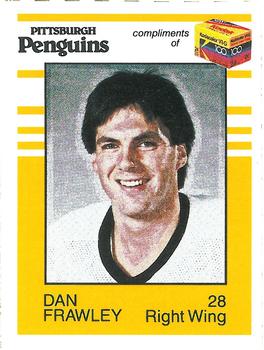 1987-88 Kodak Pittsburgh Penguins #NNO Dan Frawley Front