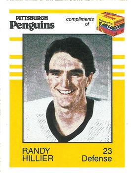 1987-88 Kodak Pittsburgh Penguins #NNO Randy Hillier Front