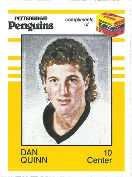 1987-88 Kodak Pittsburgh Penguins #NNO Dan Quinn Front