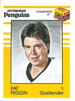 1987-88 Kodak Pittsburgh Penguins #NNO Pat Riggin Front