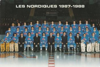 1987-88 Quebec Nordiques #NNO Team Photo Front