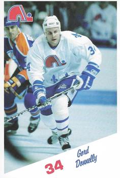 1987-88 Quebec Nordiques #NNO Gord Donnelly Front