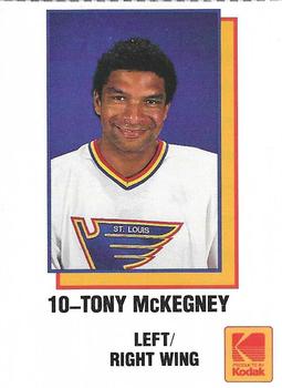 1987-88 Kodak St. Louis Blues #16 Tony McKegney Front