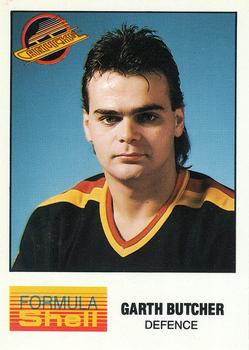 1987-88 Shell Oil Vancouver Canucks #NNO Garth Butcher Front
