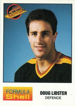 1987-88 Shell Oil Vancouver Canucks #NNO Doug Lidster Front