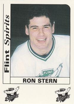 1987-88 Flint Spirits (IHL) #NNO Ronnie Stern Front