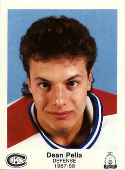 1987-88 Kingston Canadians (OHL) Police #23 Tyler Pella Front