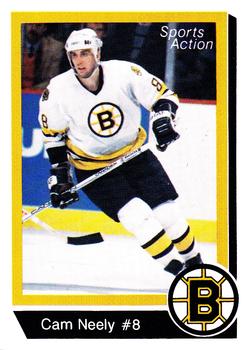 1988-89 Sports Action Boston Bruins #NNO Cam Neely Front